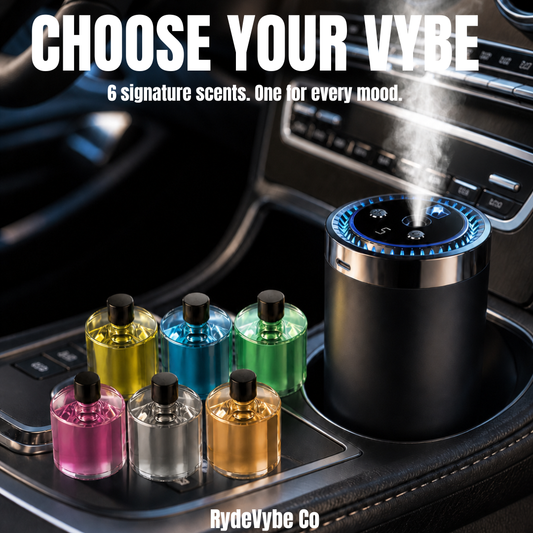 RydeVybe Aromatherapy Car Diffuser Oil | 6 Signature Scents